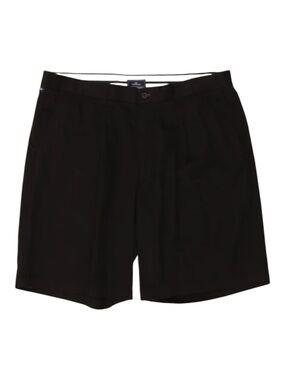 Dockers Casual Flat Front Shorts 38 Waist Men’s Black Chino Classic Cotton